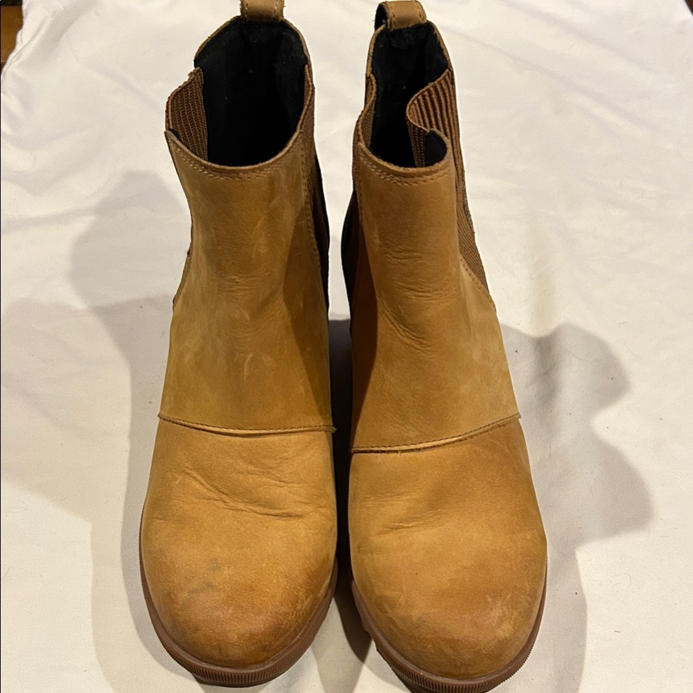 Sorel Tan Ankle Booties